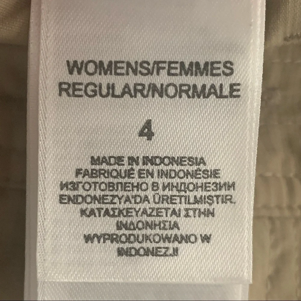 THE NORTH FACE Long Hiking Shorts Capris Nylon Quick Dry Khaki Tan Trail - Picture 4 of 15